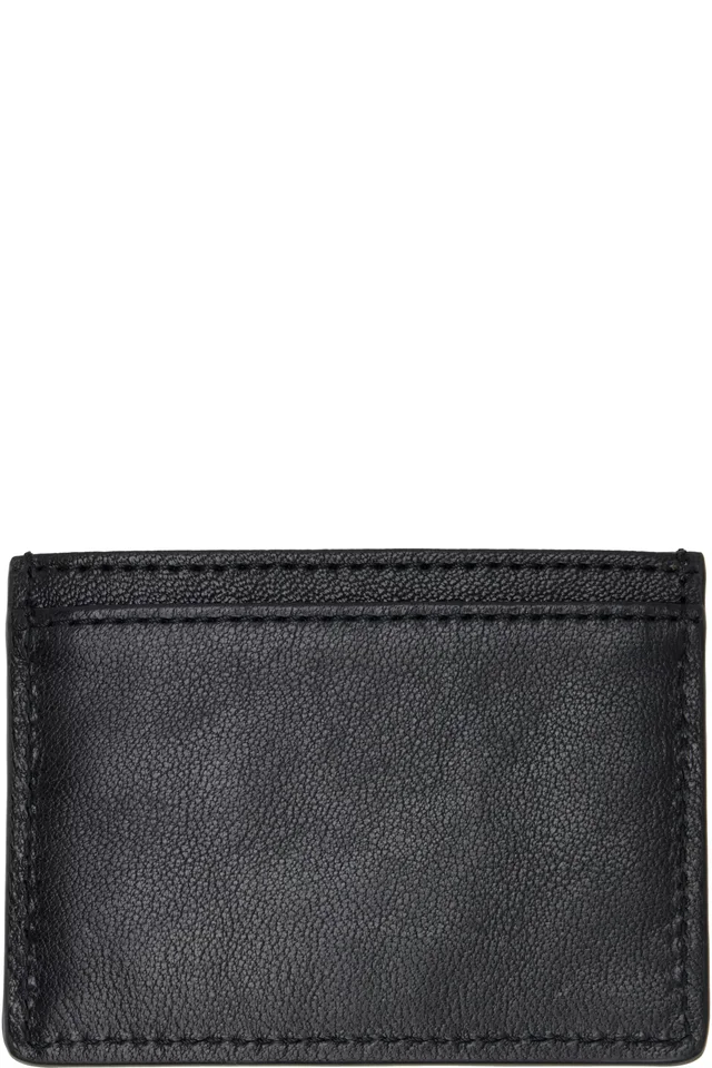 Vivienne Westwood Black Flat Card Holder, photo 2 of 2 from SSENSE
