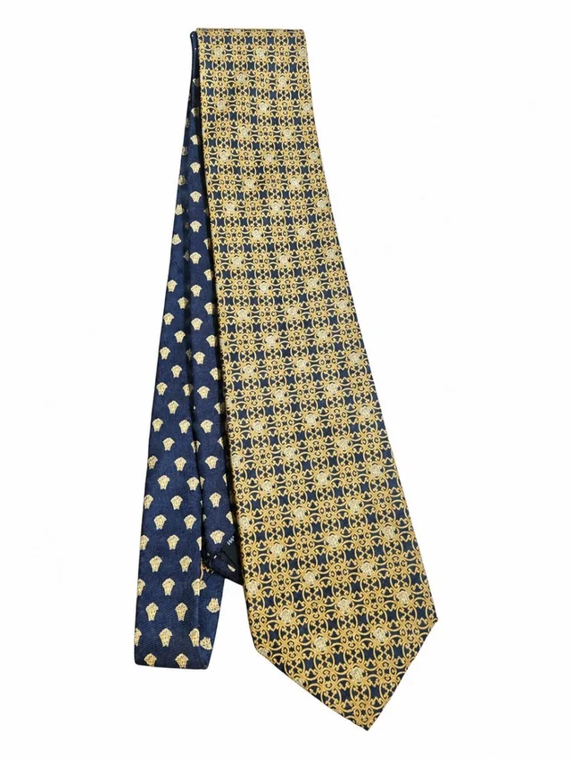 Versace Silk Medusa Baroque Tie | Made In Italy in blue|gold Silk from Poshmark