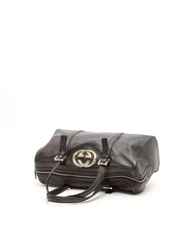 Gucci Interlocking G Boston Bag in Leather from A Retro Tale, photo 4 of 13
