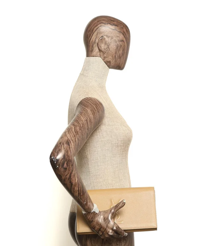 Saint Laurent Belle de Jour Clutch Bag in Satin from A Retro Tale, photo 7 of 7