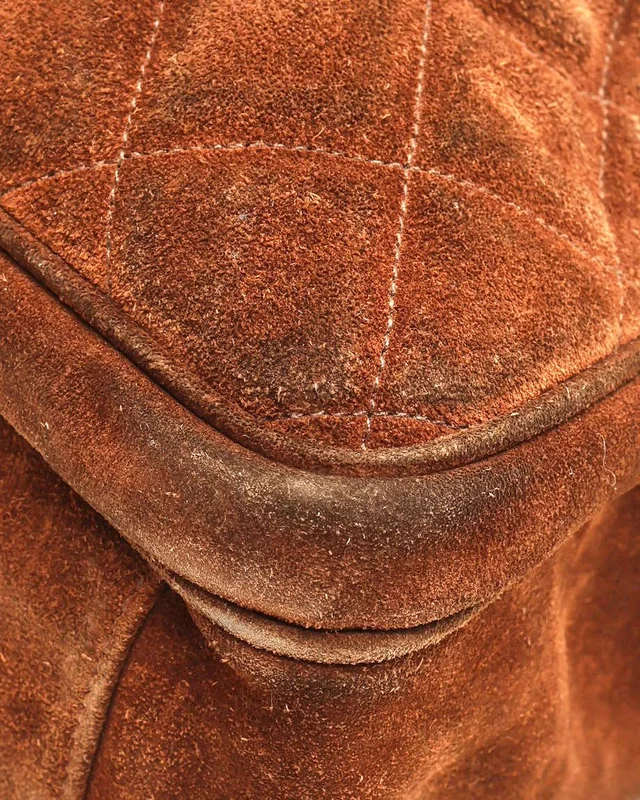 Chanel CC Suede Tote Bag in Suede from A Retro Tale, photo 6 of 10