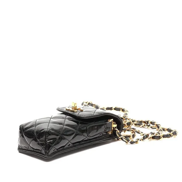 Chanel Classic Patent Phone Holder Crossbody Bag in Patent leather from A Retro Tale, photo 4 of 11