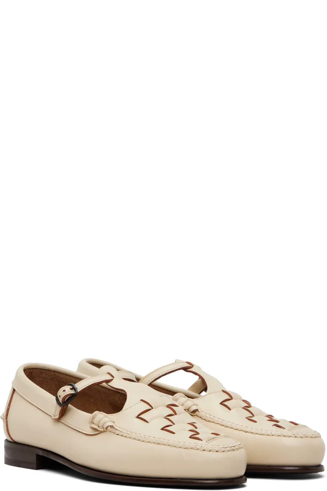 HEREU Off-White Maqueda Loafers, photo 4 of 5 from SSENSE