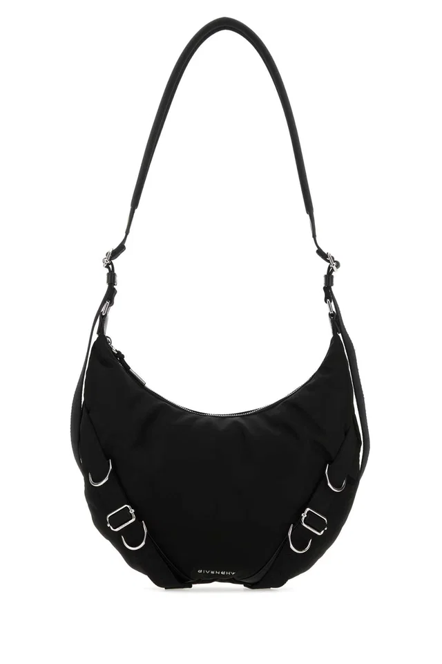 Givenchy Voyou Crossbody Bag — Black 90 % Polyamide 10 Acrylic in Black Resin from HEWI