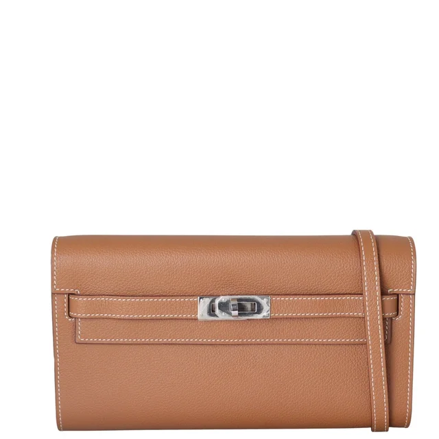 Hermès Kelly To Go Wallet Evercolor in Leather from Luxe.It.Fwd