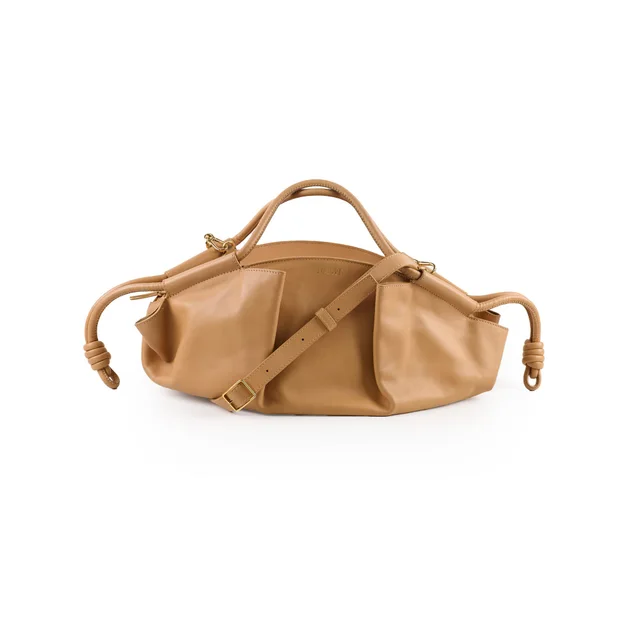 Loewe Paseo Bag Medium Nappa Leather Brown in Brown Nappa leather from The Purse Affair