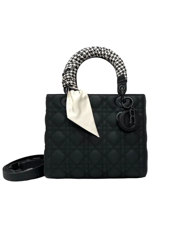 Dior Lady Medium So Black Matt in Black from Luxury Promise