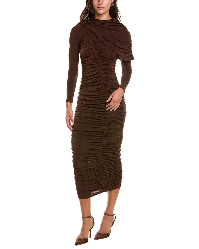 Bardot Melina Gathered Midi Dress, image 1 of 1 from Rue La La