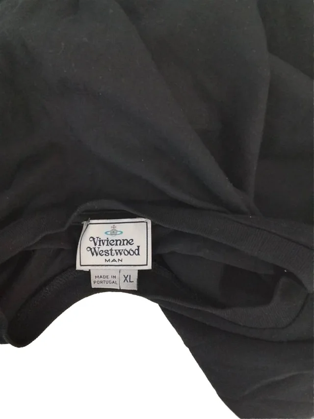 Vivienne Westwood T-Shirt Black Size: XL in Black Cotton from Oxfam Online Shop, photo 2 of 2