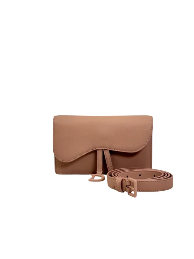 Dior Beige Saddle Belt Bag in Beige from Luxury Promise
