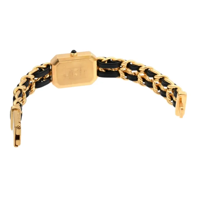 Chanel Première S H0001 Quartz Black/Gold in Black from VINTAGE QOO TOKYO, photo 6 of 9