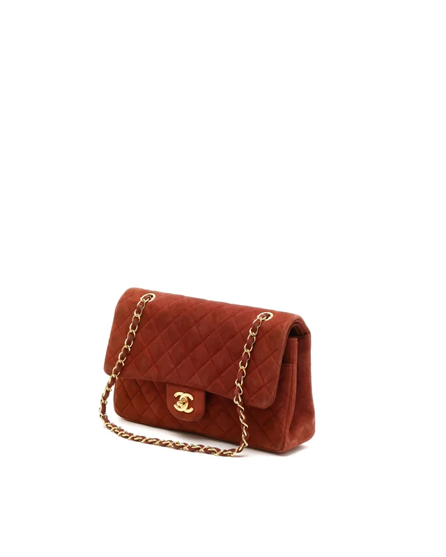 Chanel Classic Medium Double Flap Bag in Suede from A Retro Tale, photo 2 of 11