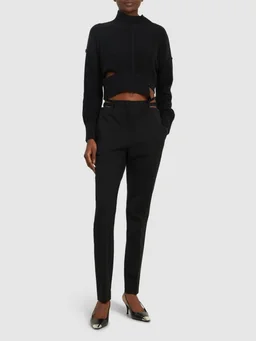 Dion Lee Skinny trousers with details in 96% Wool, 4% Elastane, photo 2 of 5 from LUISAVIAROMA