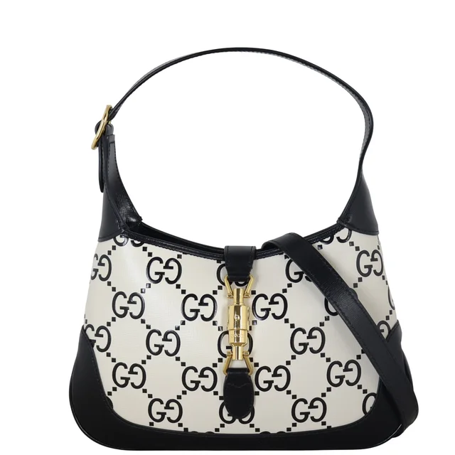 Gucci Jackie 1961 Small Hobo Bi-Colour in Coated canvas from Luxe.It.Fwd