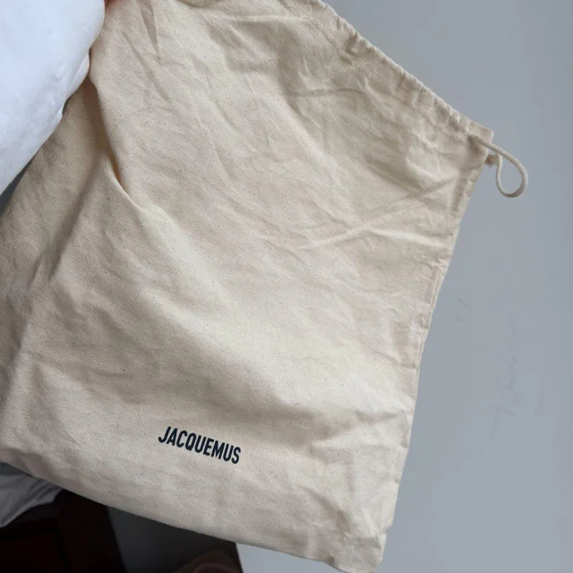 Jacquemus Women's Bucket hats - Cream in White from Depop, photo 7 of 7