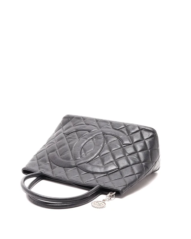 Chanel Caviar Medallion Tote Bag in Caviar leather from A Retro Tale, photo 4 of 9
