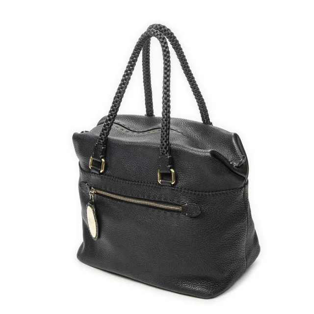 Fendi Selleria Boston Black Leather in Black Leather from The Reluxe, photo 2 of 2