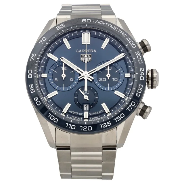 TAG Heuer Carrera CBN2A1A 44mm Stainless Steel Watch from H&T