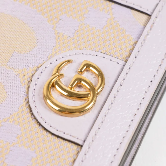 Gucci Lilac Jumbo GG Ophidia Small Wallet in Purple from Labellov, photo 5 of 5