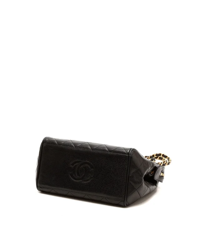 Chanel Quilted Caviar Chain Bag in Caviar leather from A Retro Tale, photo 5 of 8