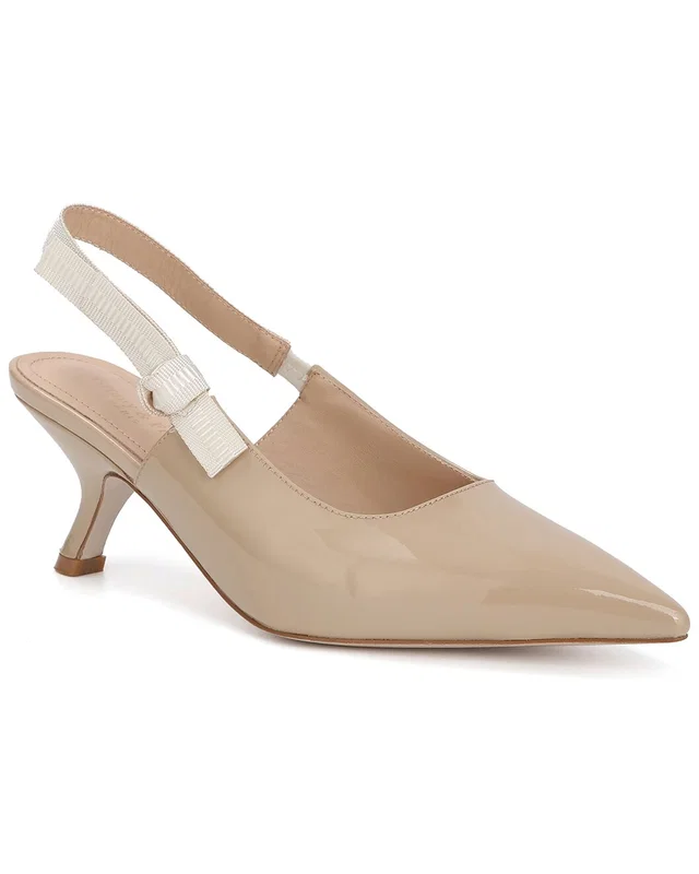 Tiffany & Fred Paris Patent Slingback Kitten Heel Pump, image 1 of 1 from Rue La La