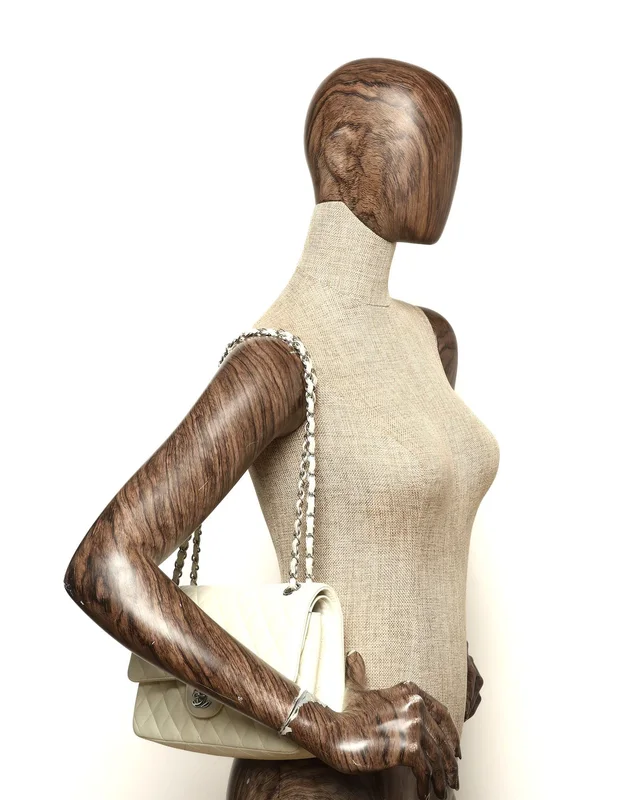 Chanel Classic Medium Caviar Double Flap Bag in Caviar leather from A Retro Tale, photo 11 of 11