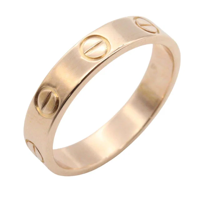 Cartier Love Mini Au750 Ring Size 8 from LuxUness