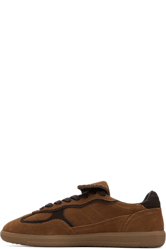Alohas Brown Tb.490 Club Leather Sneakers, photo 3 of 5 from SSENSE