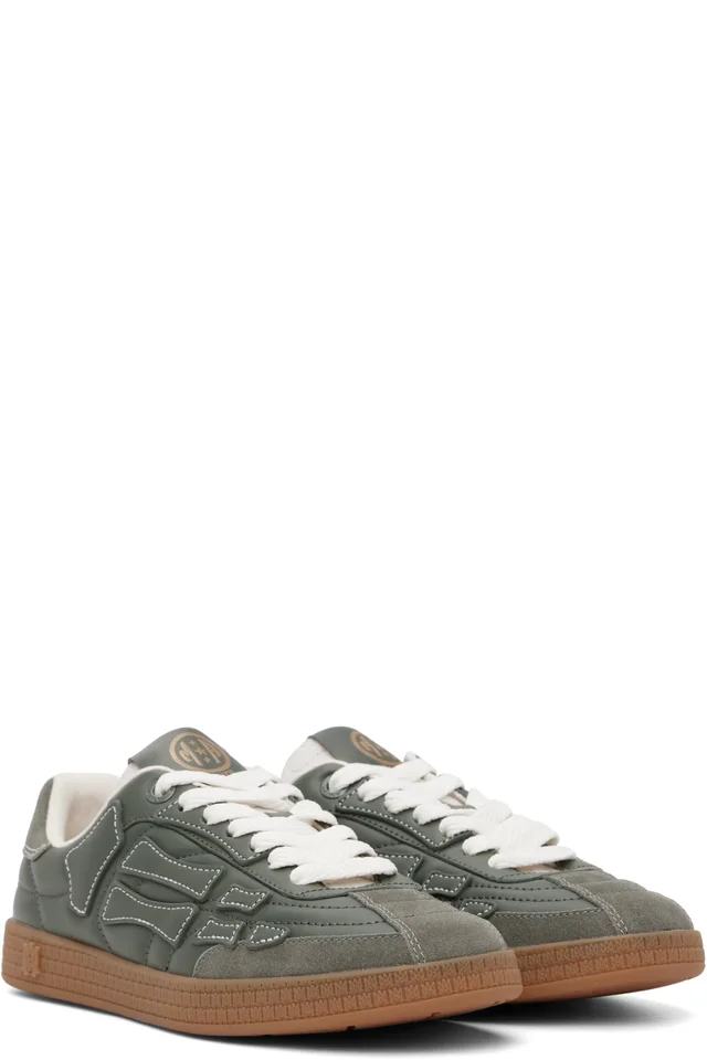 AMIRI Green Pacific Football Sneakers, photo 4 of 5 from SSENSE