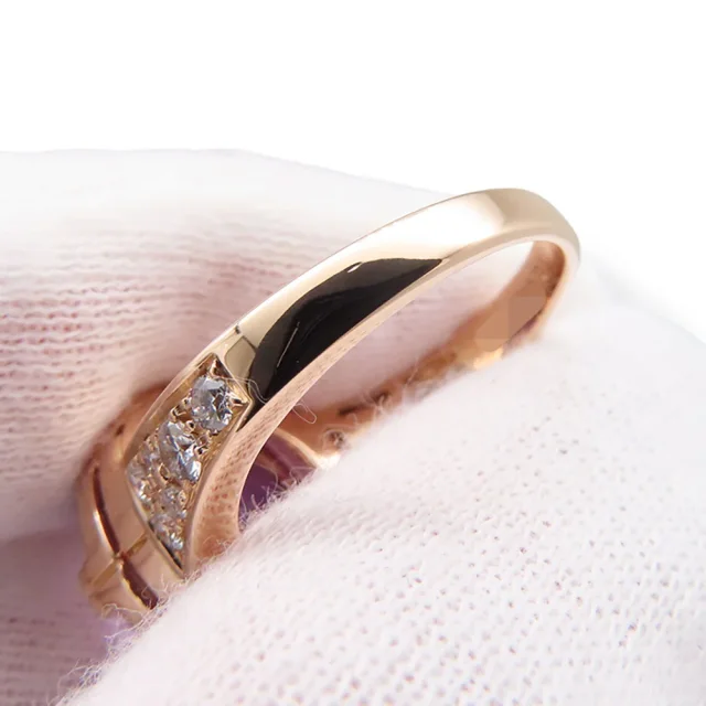 Bvlgari Parentesi Cocktail Ring Size Approximately No. 14AN855181 18K Pink Gold in Pink from GALLERY RARE, photo 6 of 12