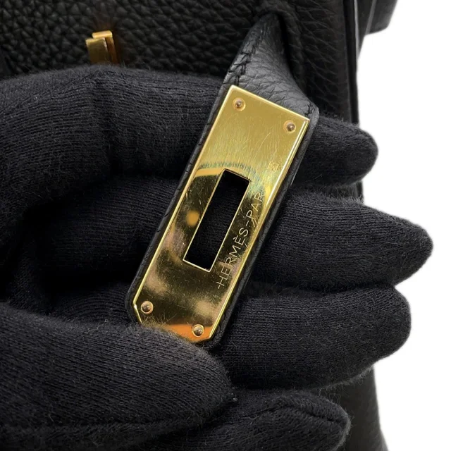 Hermès Birkin Black Togo Leather Size 30 in Black Togo leather from GALLERY RARE, photo 12 of 16