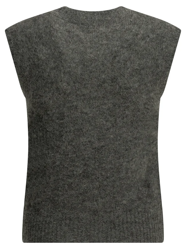 Ami Paris V-neck logo-embroidered sweater, photo 2 of 4 from SENSER