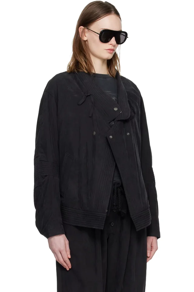 Isabel Marant Black Theresa Jacket, photo 2 of 4 from SSENSE