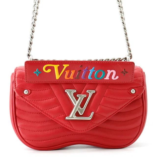 Louis Vuitton New Wave Chain Bag RedM51930 Leather Size PM in Leather from GALLERY RARE