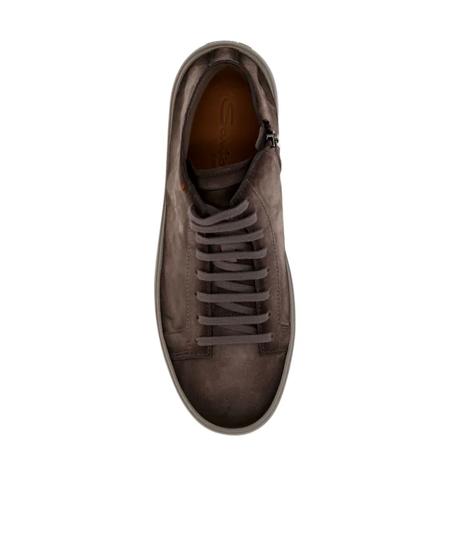 Santoni leather high-top sneakers, photo 4 of 4 from SENSER