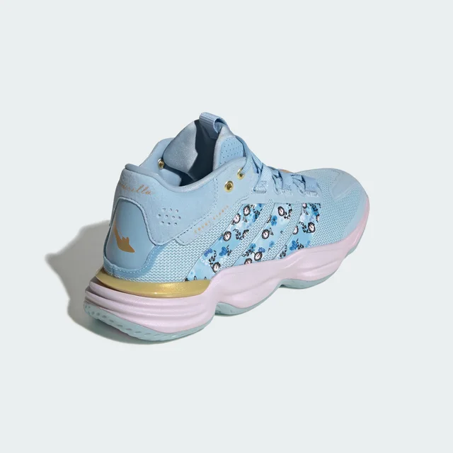 Adidas Disney Princess Court Stabil Indoor Shoes in Blue, photo 7 of 9 from adidas (US)