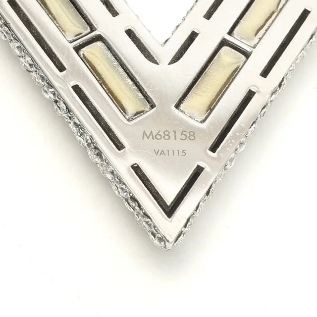 Louis Vuitton Essential V Rhinestone Brooch from A Retro Tale, photo 4 of 5