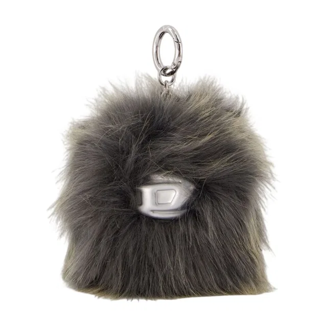 Diesel Faux Fur Monster Hair Clip — Gray Faux_fur Headbands in Grey from HEWI