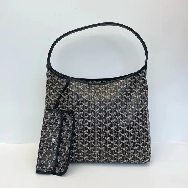 Goyard Bohème Hobo Monogram Canvas Shoulder Bag One Size in black Coated canvas from Grailed