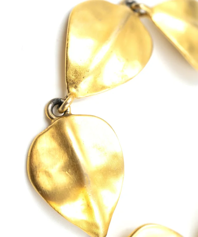 Givenchy 1980s leaf bracelet in metal from Luxury Promise, photo 6 of 7
