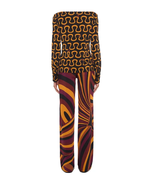 Emilio Pucci PUCCI Jersey Printed Pants, photo 4 of 5 from SENSER