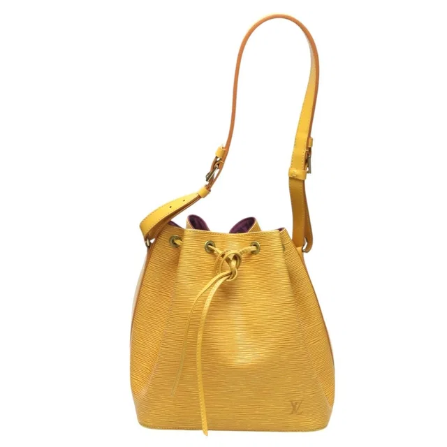 Louis Vuitton Epi Drawstring Shape Shoulder Bag Petite Noe in Leather from The Reluxe