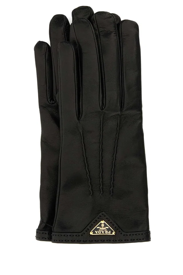 Prada Nappa Leather Gloves — Black Agnello in Black Nappa leather from HEWI