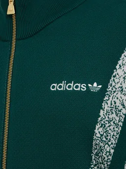 adidas Originals Santiago Fully Fashion knit jacket in 60% Cotton, 40% Polyester, photo 4 of 4 from LUISAVIAROMA