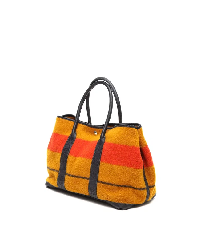 Hermès Rocabar Garden Party 36 Bag in Wool from A Retro Tale, photo 2 of 11