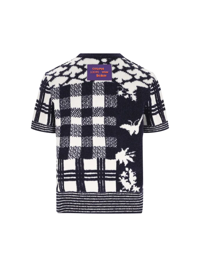 Loewe Short Sleeve Crewneck Jumper, photo 3 of 9 from SENSER