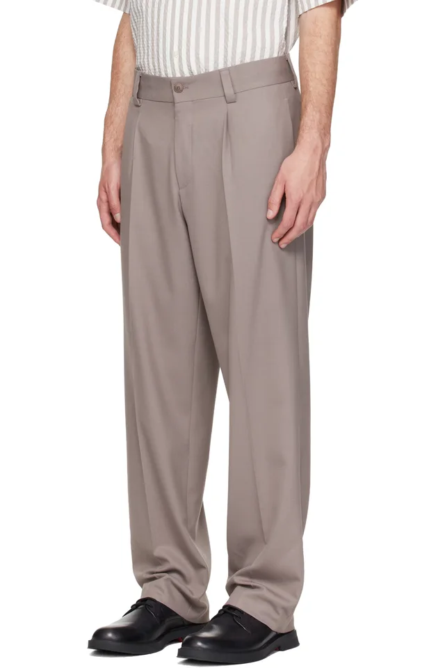 Hugo Taupe Two-Piece Modern-Fit Stretch Twill Suit, photo 4 of 5 from SSENSE