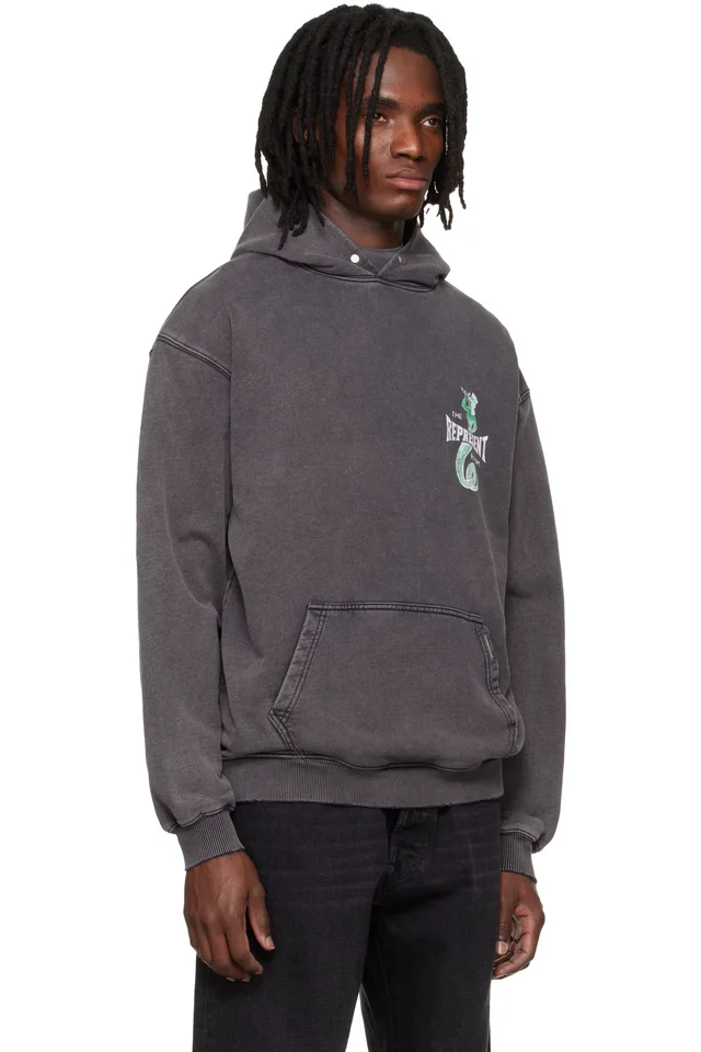 Represent Gray The Viper Room Edition Dice Hoodie, photo 2 of 4 from SSENSE