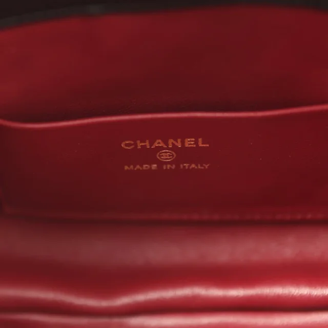 Chanel CC Drawstring Clutch in Black Lambskin from Madison Avenue Couture, photo 10 of 10