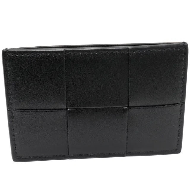 Bottega Veneta Cassette Calf Credit Card Case in Leather from LuxUness